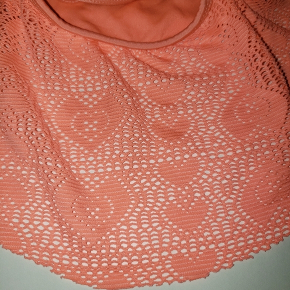 OP Girl's Peach Bikini 2 piece Set - Picture 3 of 6